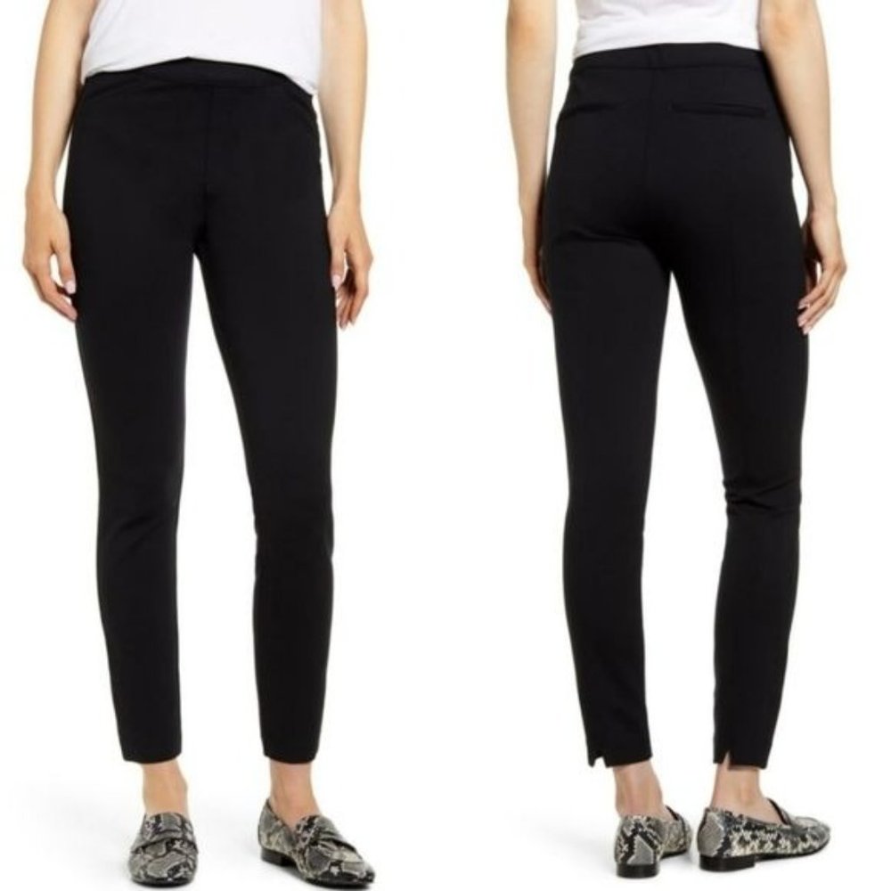 Spanx Backseam Skinny In Ponte Pants High Rise Black Women's Size M